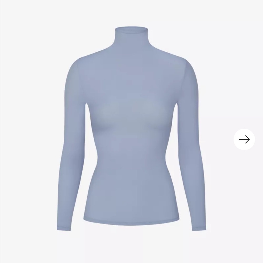 SKIMS Fits Everybody Turtleneck in Slate